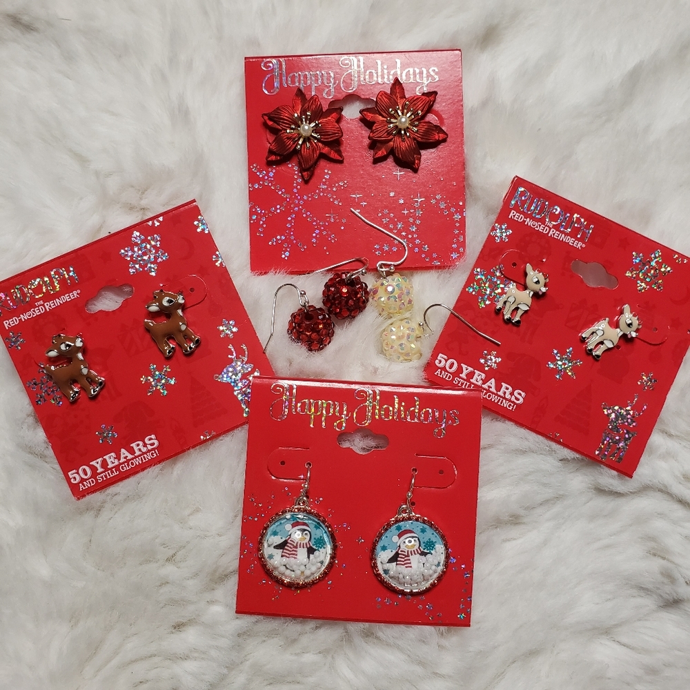 Happy Holidays Earrings